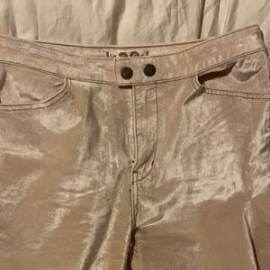 Free people Velvet Cream pants
